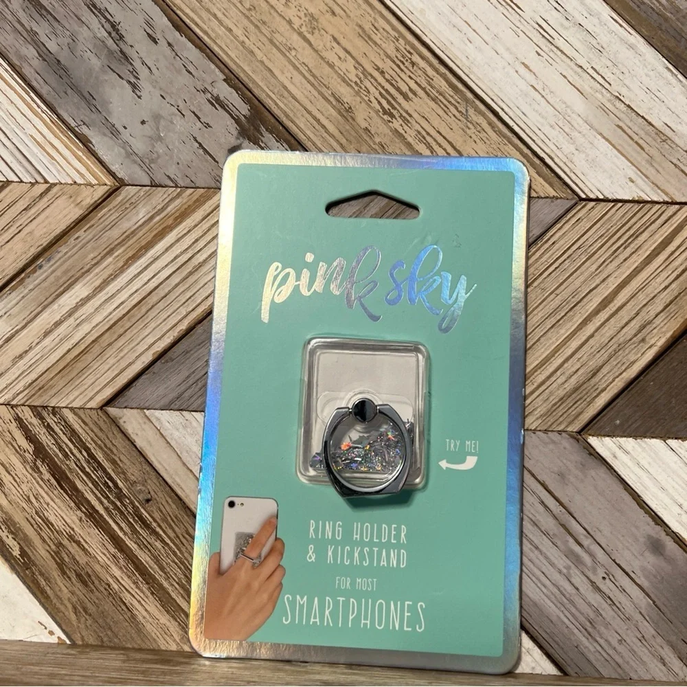 NOT FOR SALE Pink Sky Smartphone Ring Holder & Kickstand - Silver